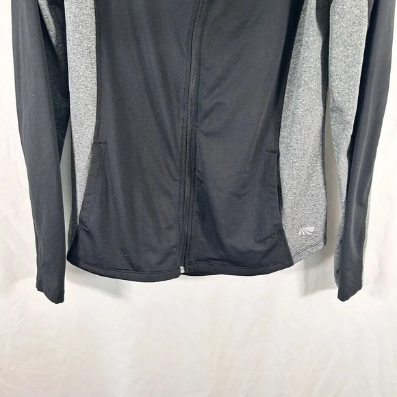 marika Yoga Jacket Women's Large Black Grey Full Zip Long Sleeve Pockets - Picture 3 of 12